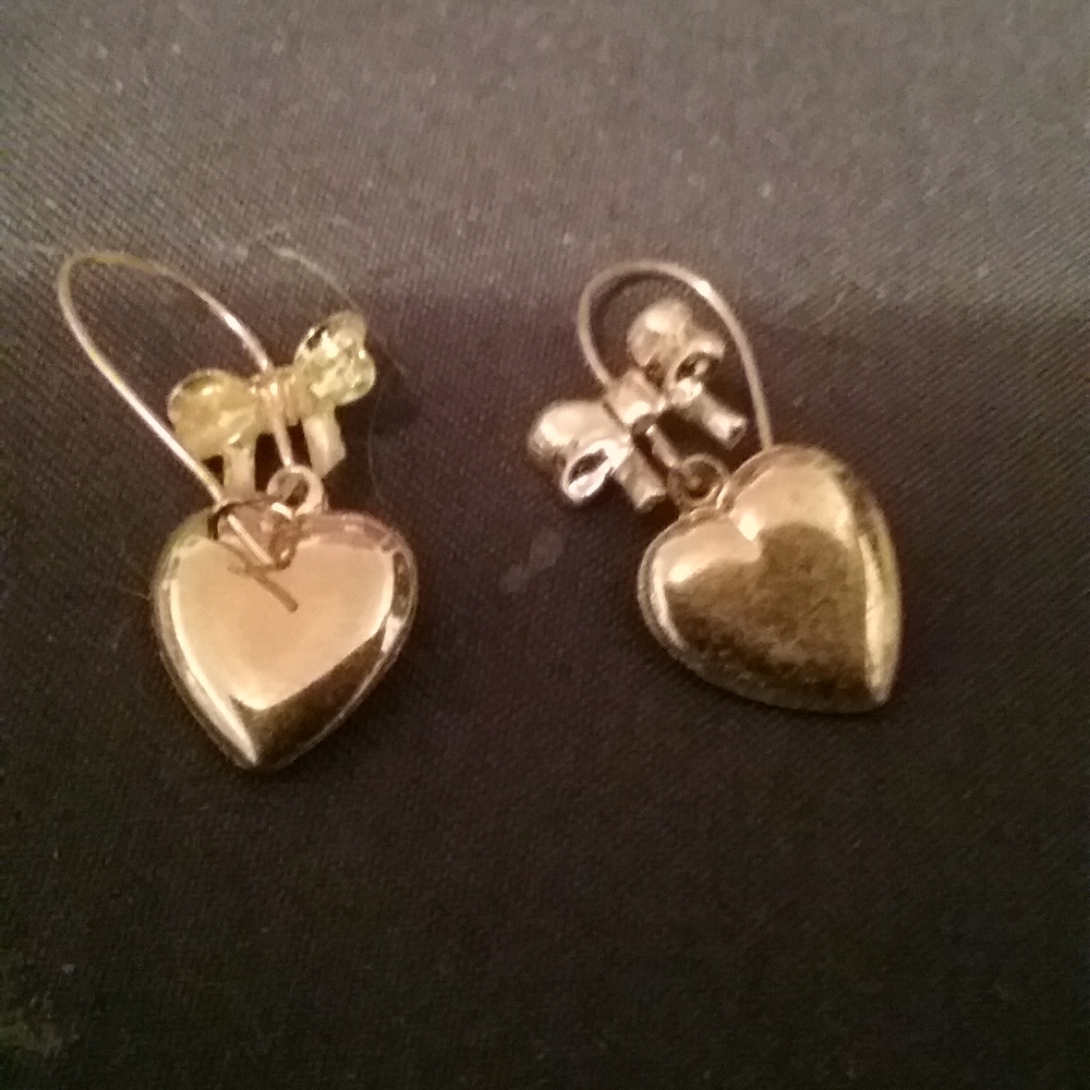 Gold earrings